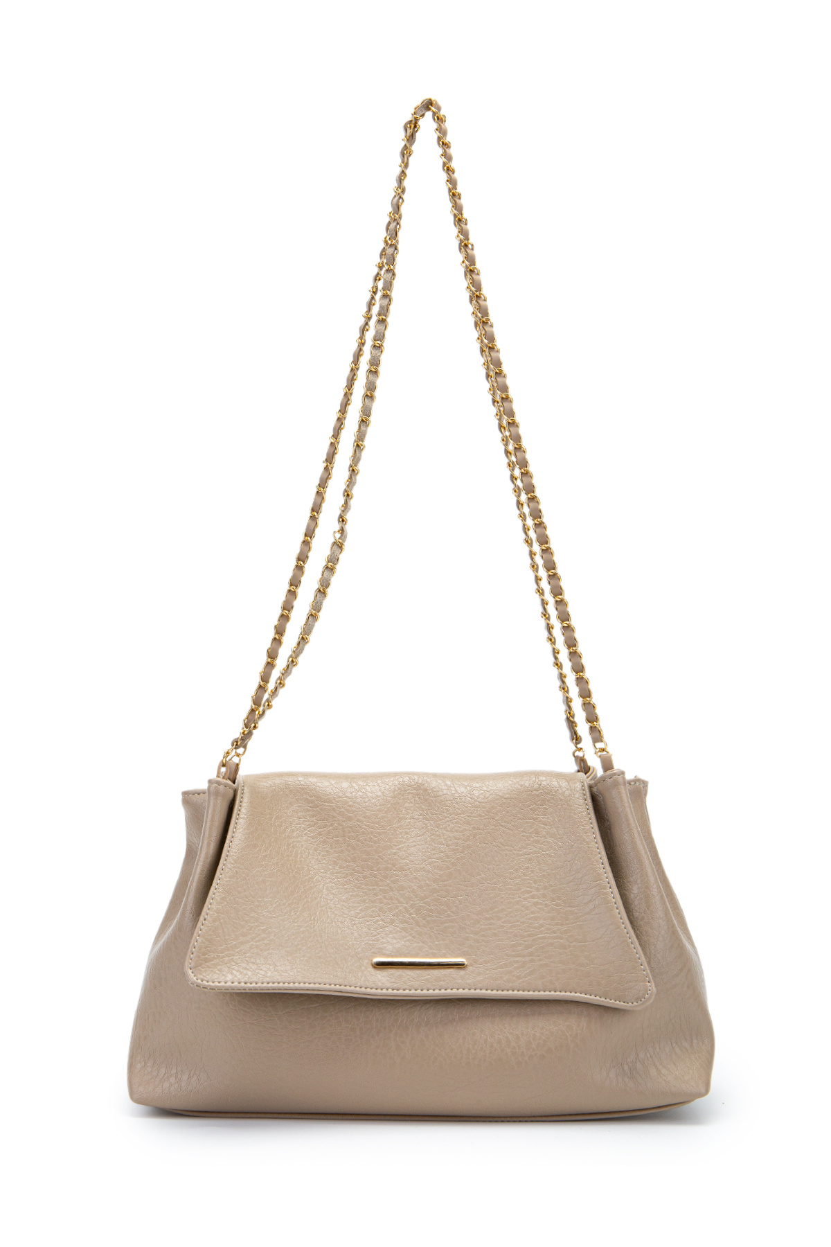 Elegant Design Sarrah Women Shoulder Bag with Lid Beige