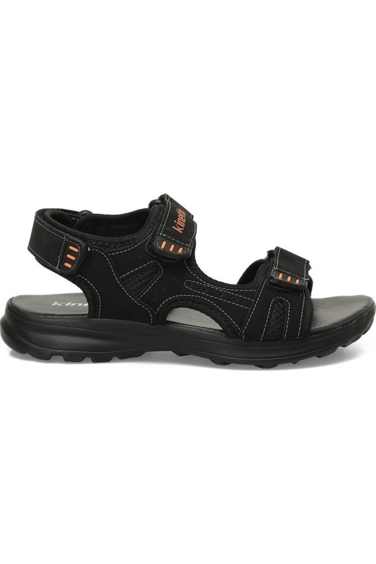 Kinetix Mendez 5FX Siyah Turuncu Anatomik Spor Sandalet görsel 2