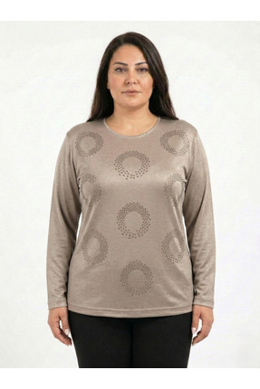 Lanze Büyük Beden Anne Penye Terletmeyen Pamuklu Kumaş 529