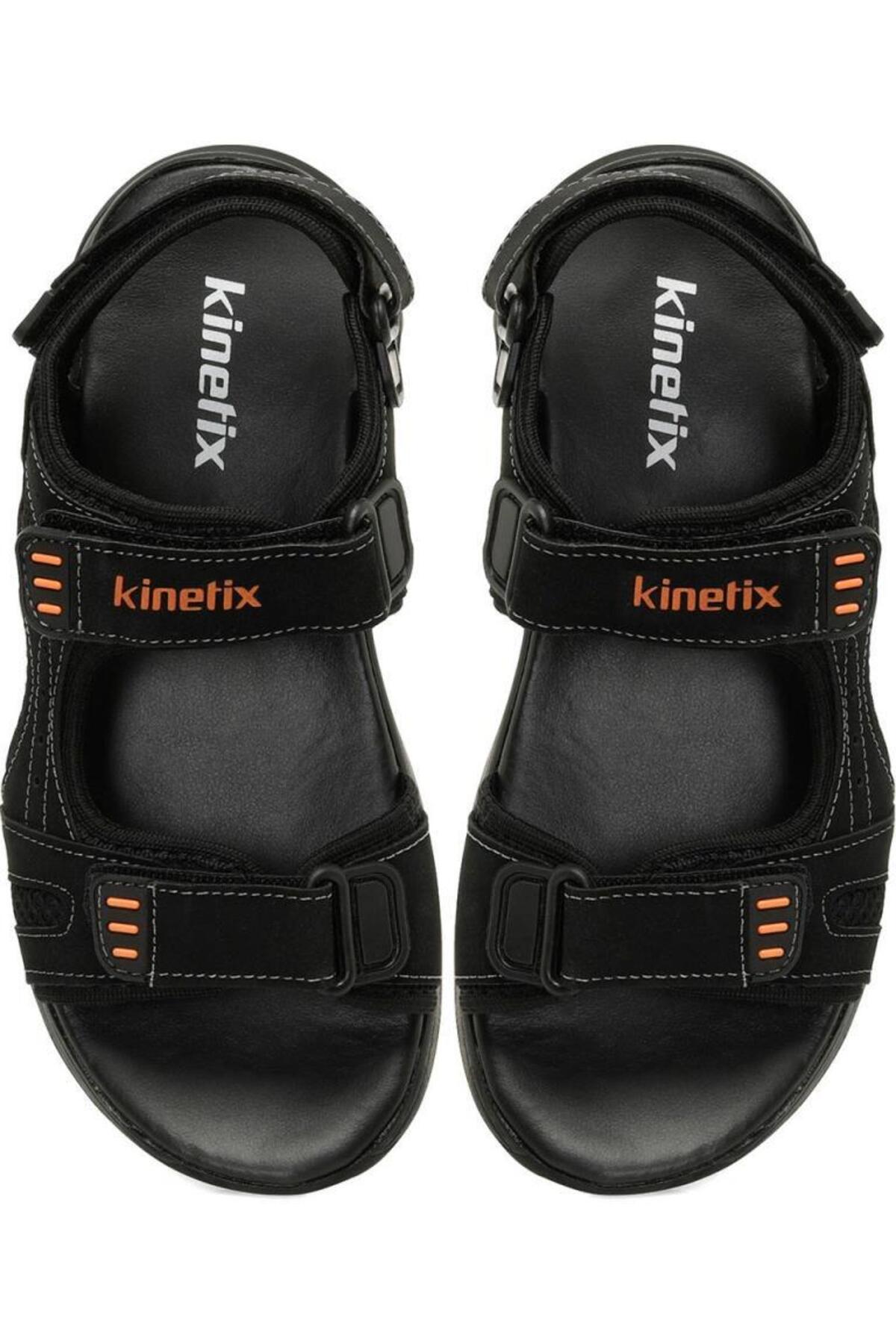 Kinetix Mendez 5FX Siyah Turuncu Anatomik Spor Sandalet görsel 5