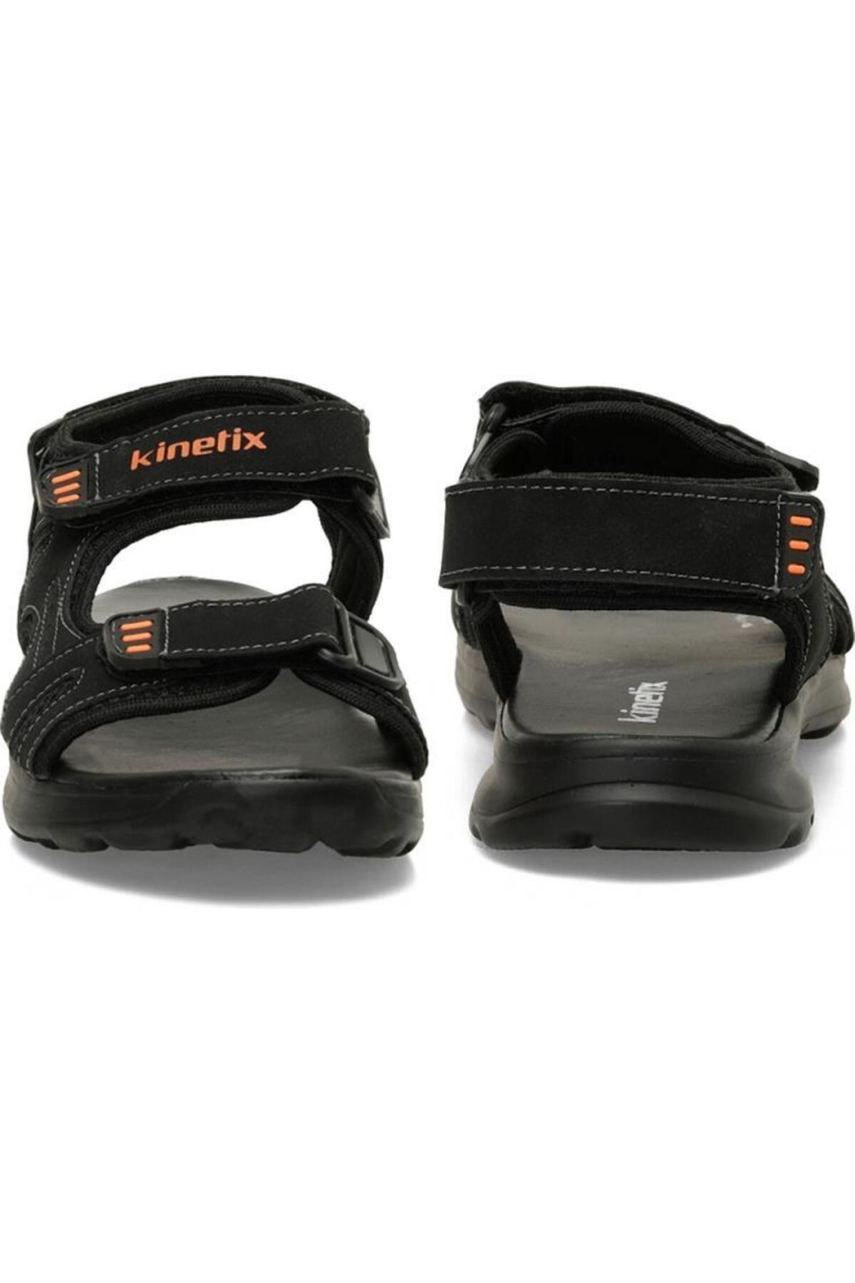 Kinetix Mendez 5FX Siyah Turuncu Anatomik Spor Sandalet görsel 6