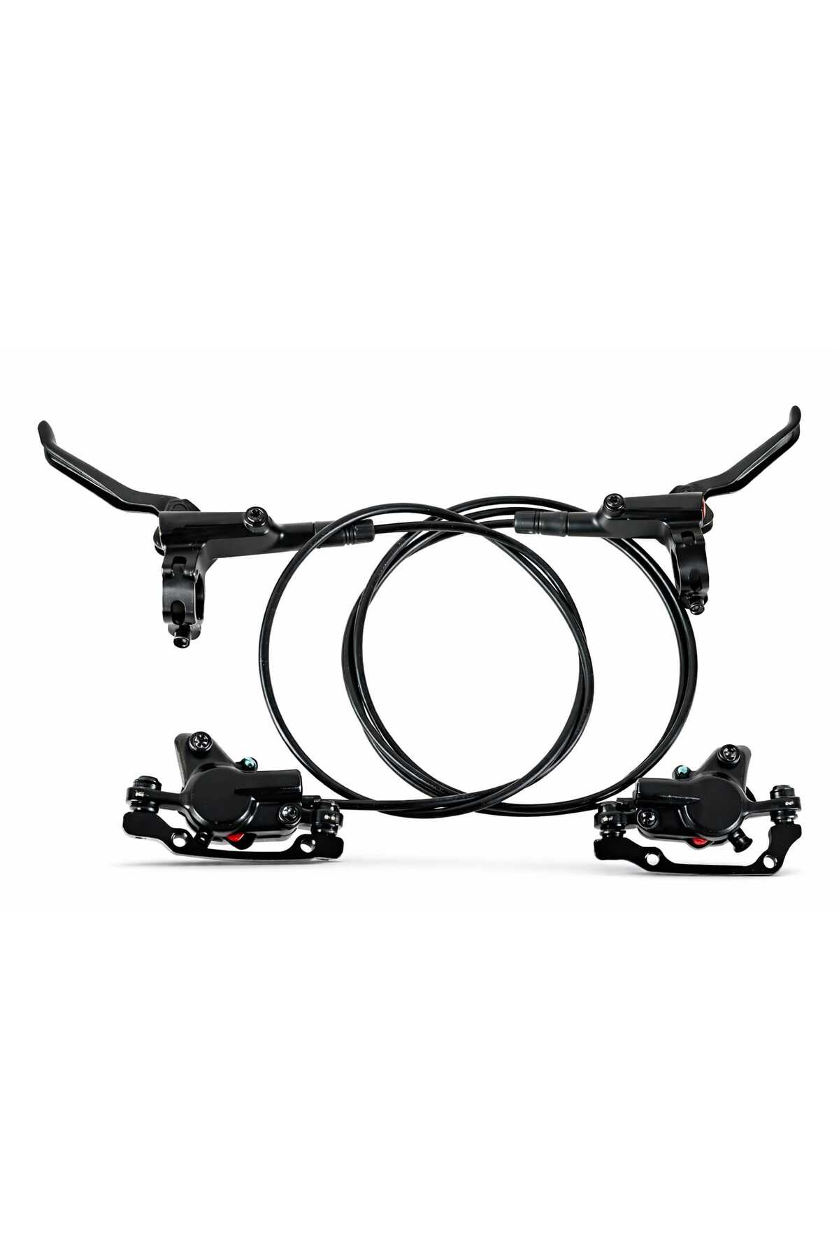 motobisikletim BİSİKLET HİDROLİK FREN TAKIMI ÖN ARKA KOMPLE SET