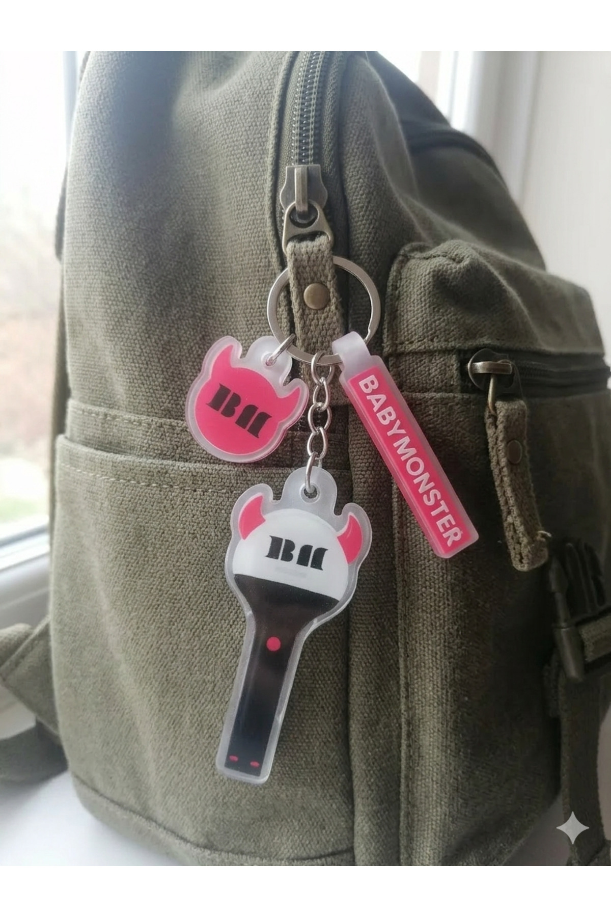 OWLBAG COMPANY OWL BAG Kpop Babymonster desenli acrylic charm lı