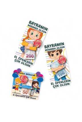 Behind party store Bayram Harçlık Kartı 10 Adet Set – Çocuklar İçin Bayram Te...