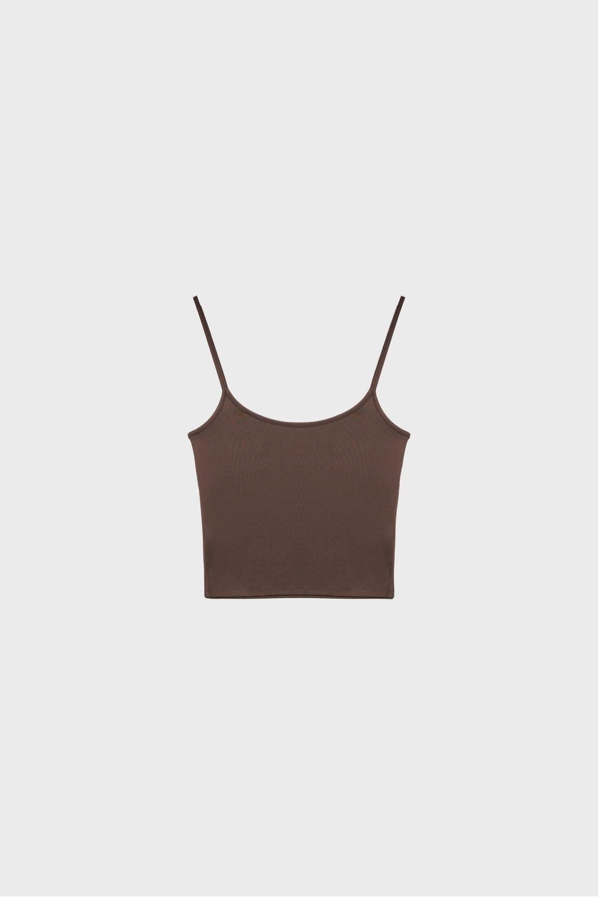 Stradivarius  Poliamid askılı üst - Görsel 6