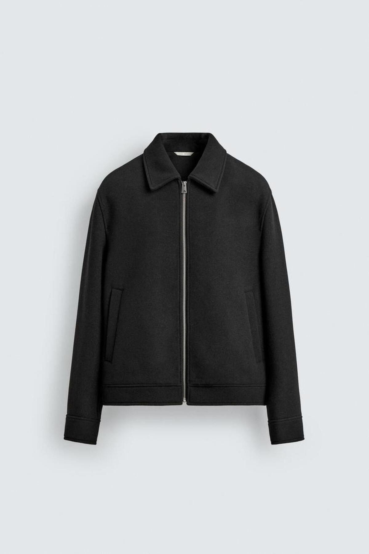 KOCCI  ZRA Model Dört Mevsim Gömlek Yaka Old Money Culture Kaşe Kumaş Erkek Ceket Mont Kaban - Görsel 5