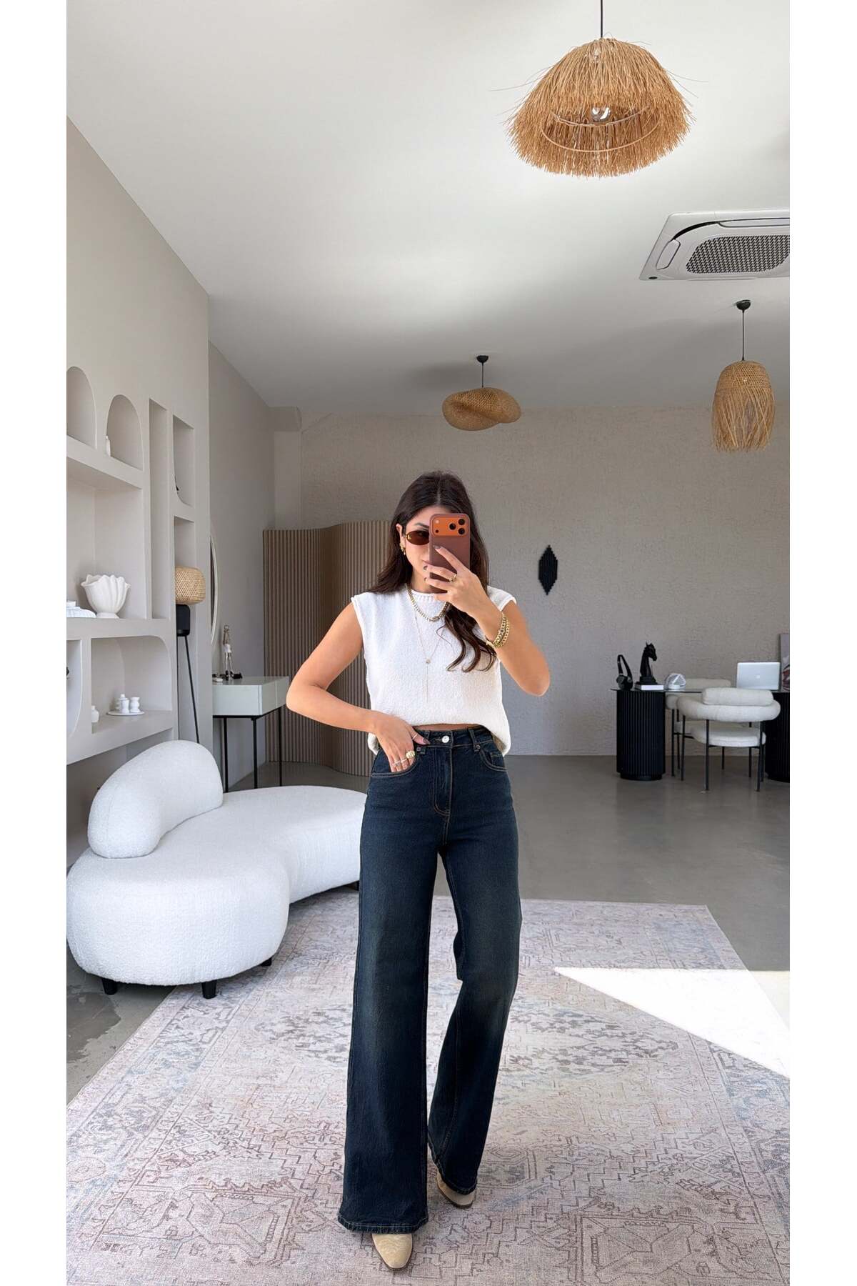 Buket Teke Темно-тоновані джинси Massi Push Up Original