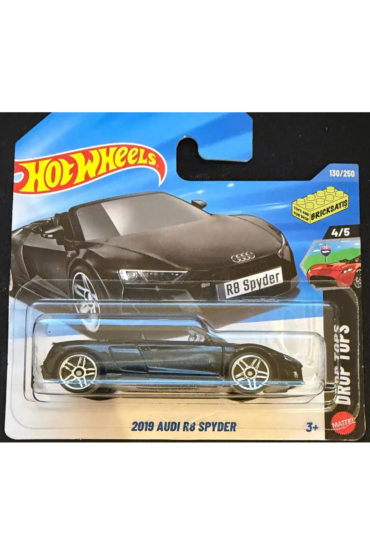 HOT WHEELS Tekli Arabalar 2019 Audi R8 Spyder JJJ84 (Drop Toys