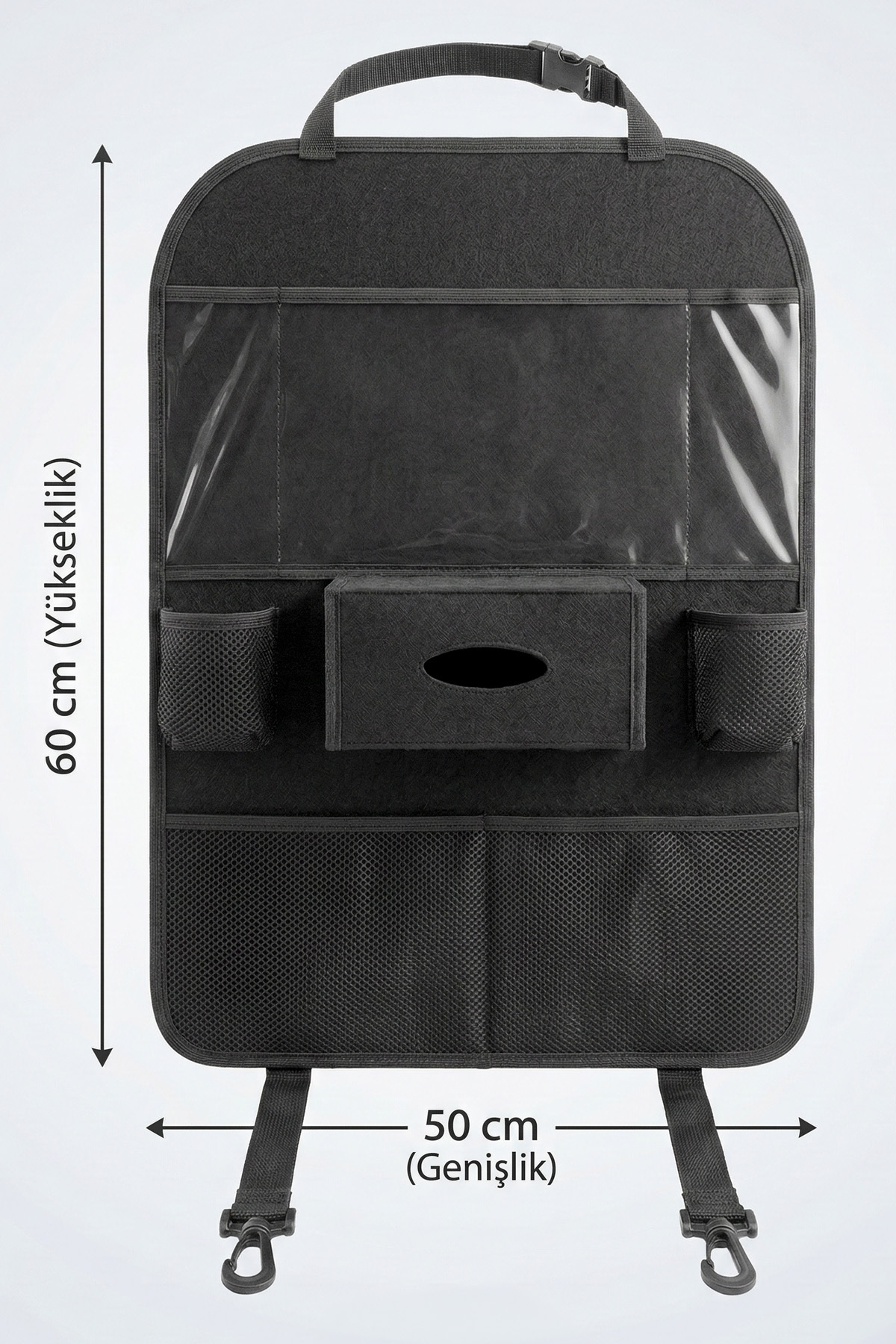 Arnee Araç İçi Koltuk Arkası Organizer Koruyucu Kılıf Eşya Düzenleyici Tablet Tutucu Organizer fotoğrafı 4 (önizleme)