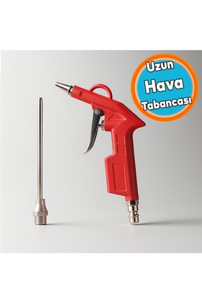 Pretify Uzun Uç Setli Hava Tabancası 5Parça 1/4" Kompresör Uyumlu Hava Üfleme...