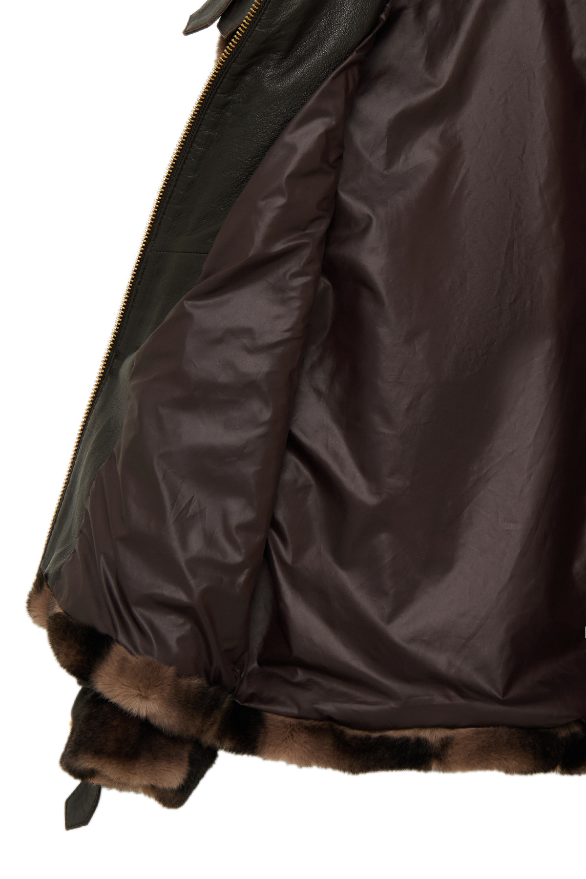 Derimod  Anabel Kadın Kahverengi Teddy Deri Mont 25WGD5952FF - Görsel 6