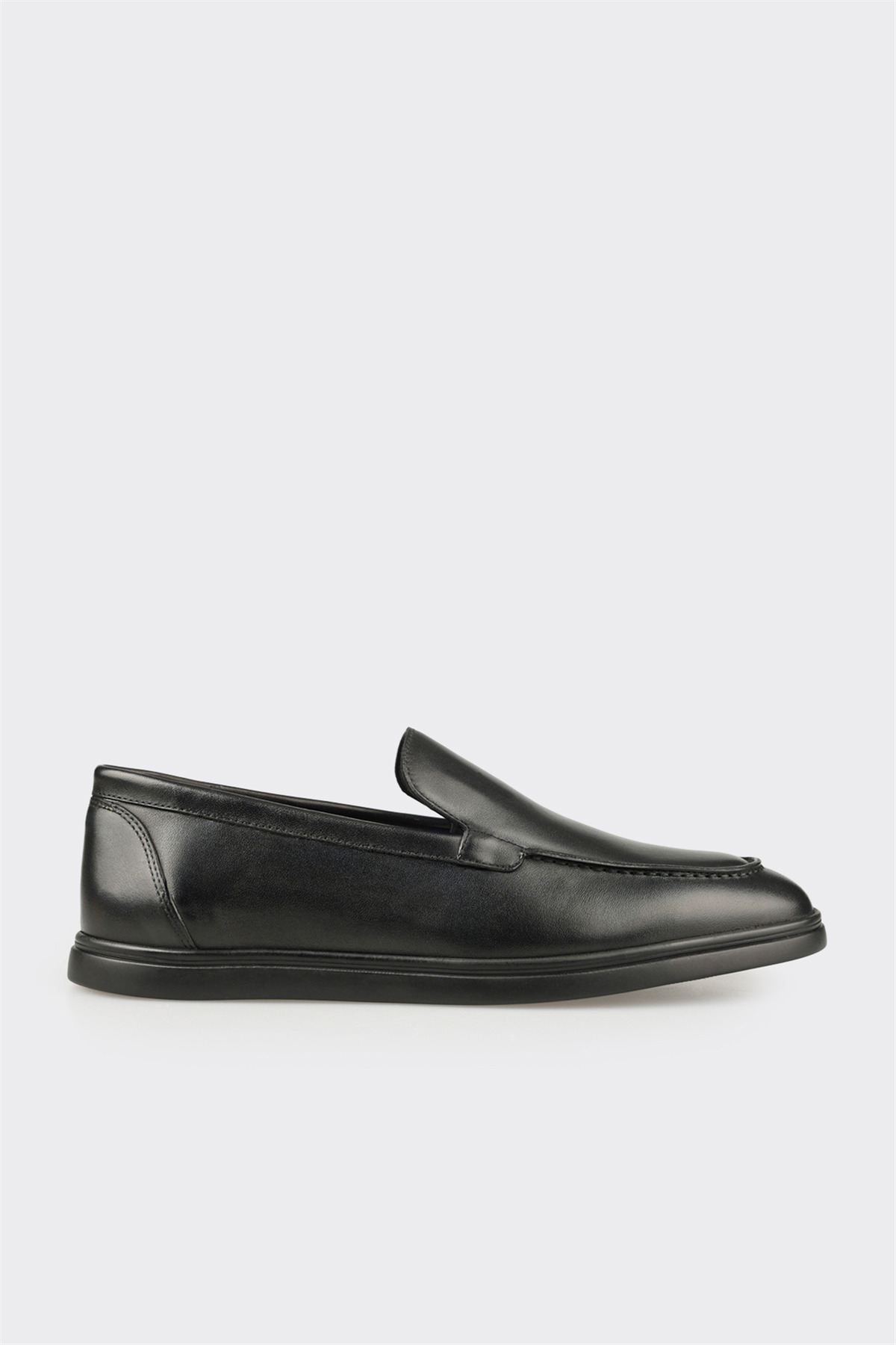 Elle Shoes Siyah Deri Erkek Günlük Ayakkabı