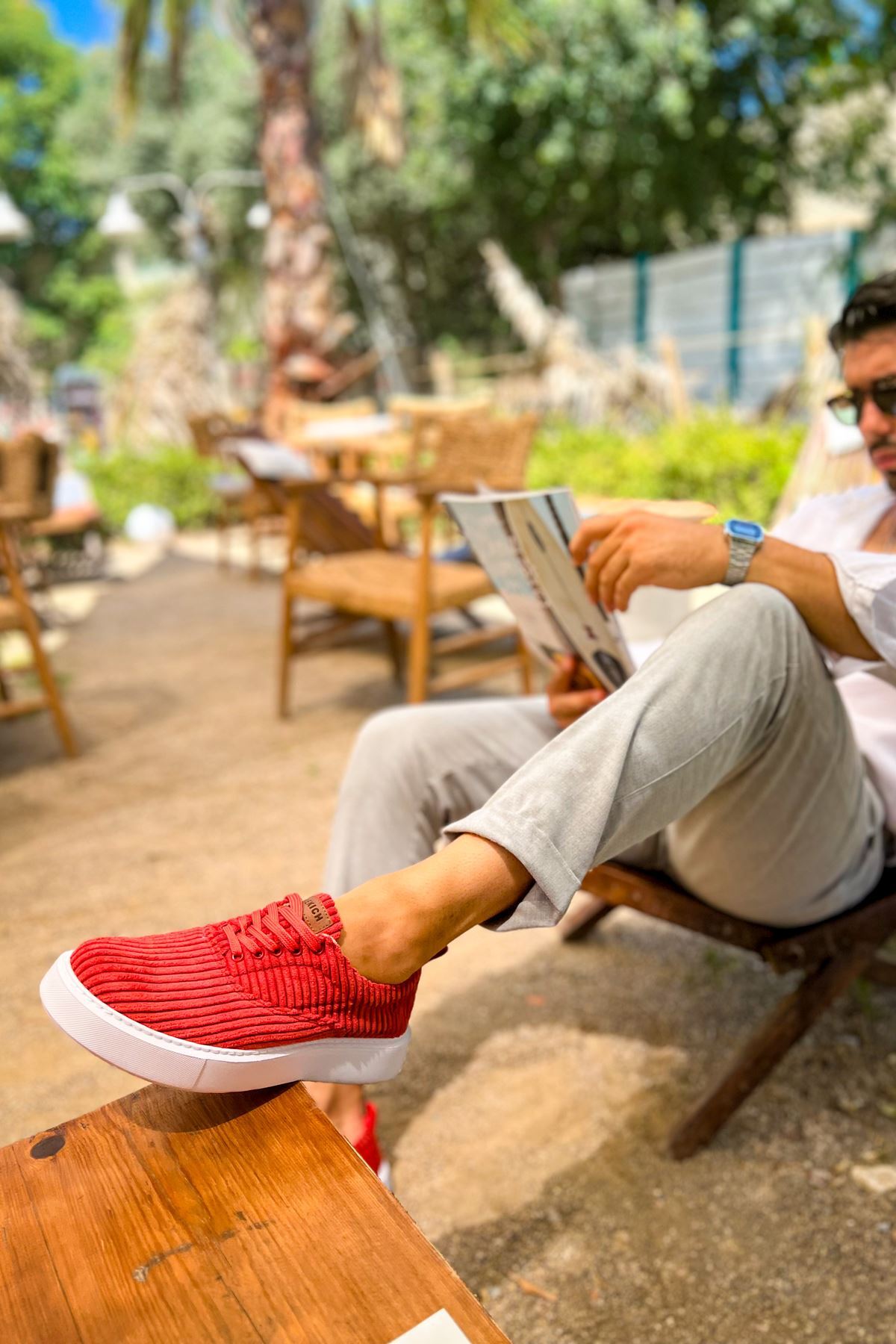 کفش اسنیکر Zapatos مردانه مخملی | CH-CH173 - تصویر 4