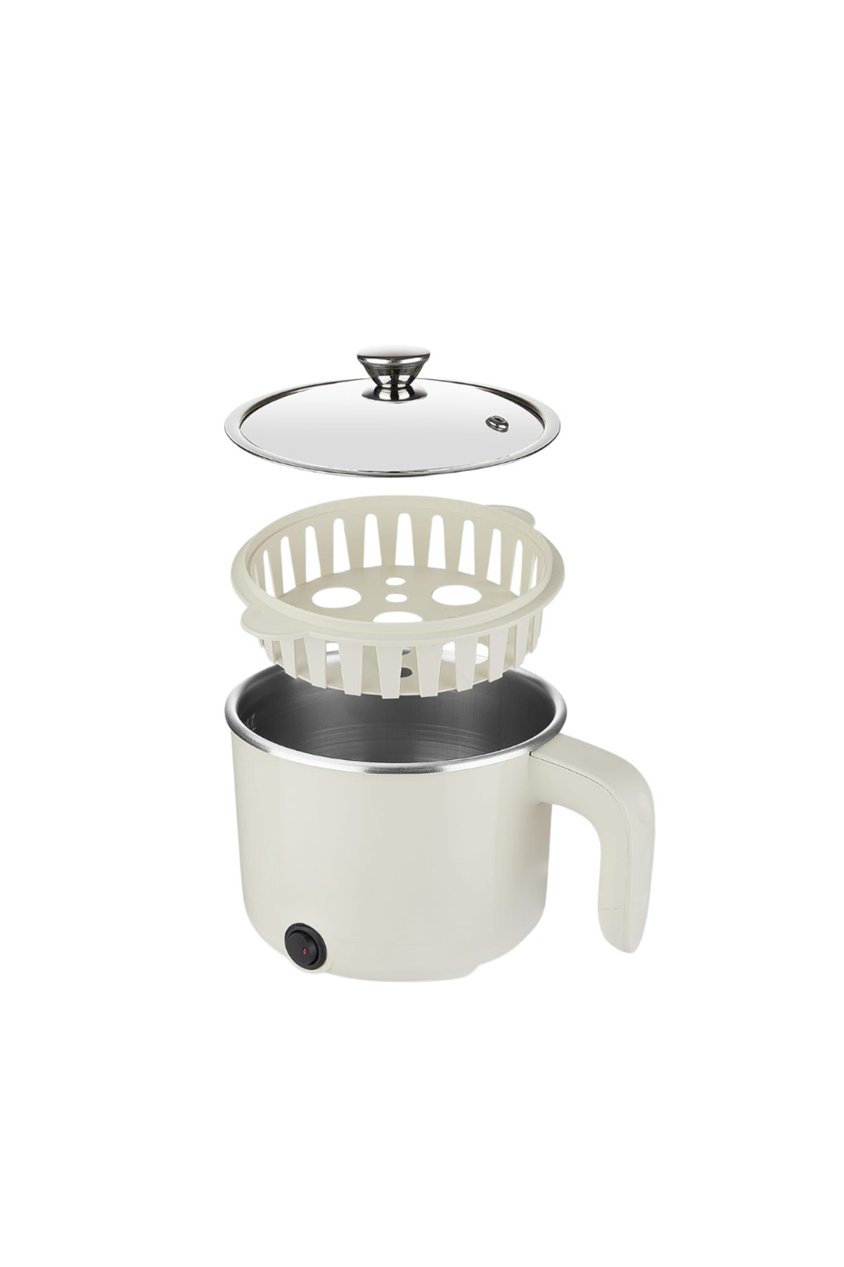 ZERO LAND LVSQVR Mini Elektrikli Yemek Pişirici 1 Litre Buharlı Pişirme Tepsili (104452) Mutfak Tenceresi fotoğrafı 3 (önizleme)