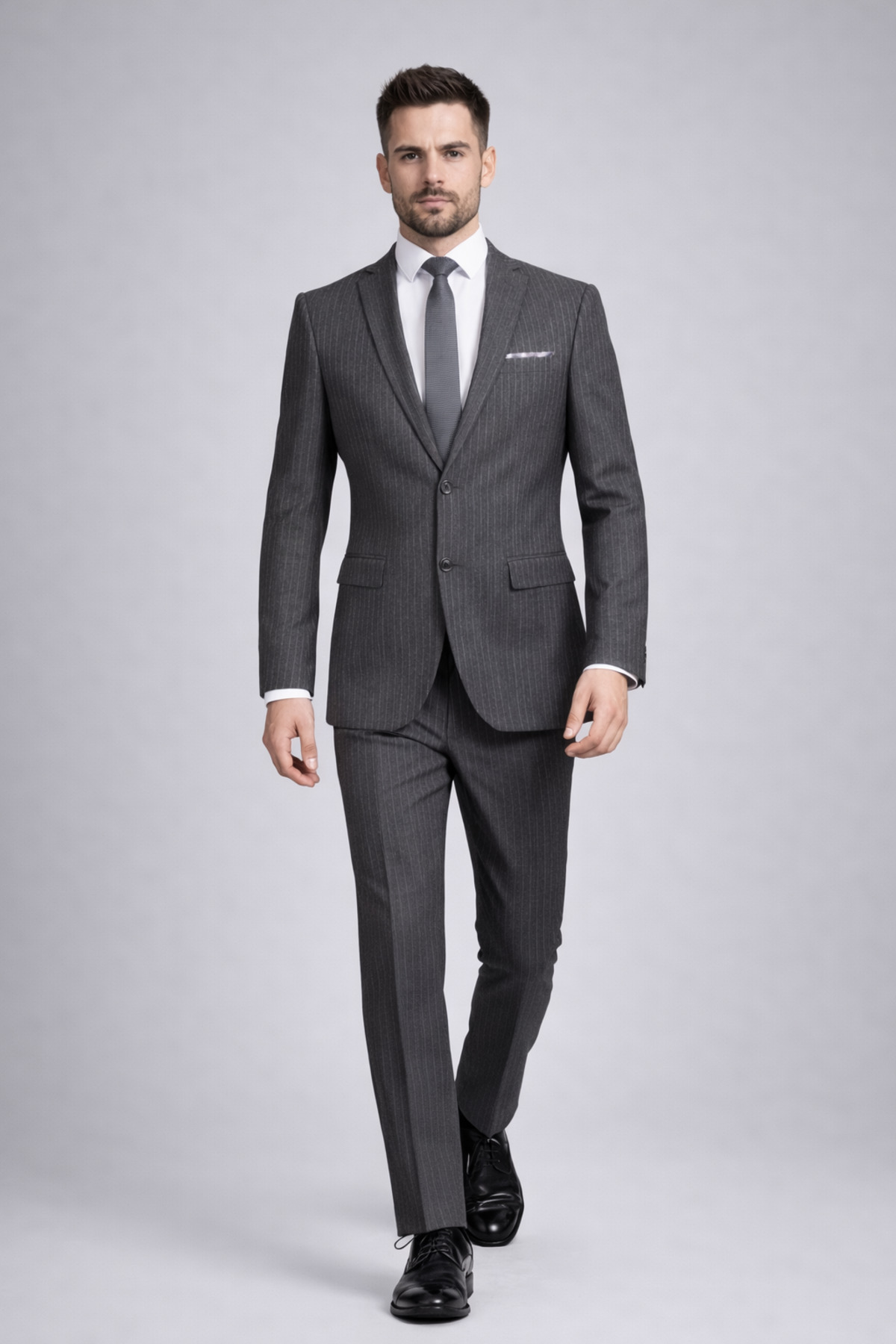FABIO CASSEL Slim Fit Erkek Takım Elbise - Şık Modern Premium Tasarım görsel 3