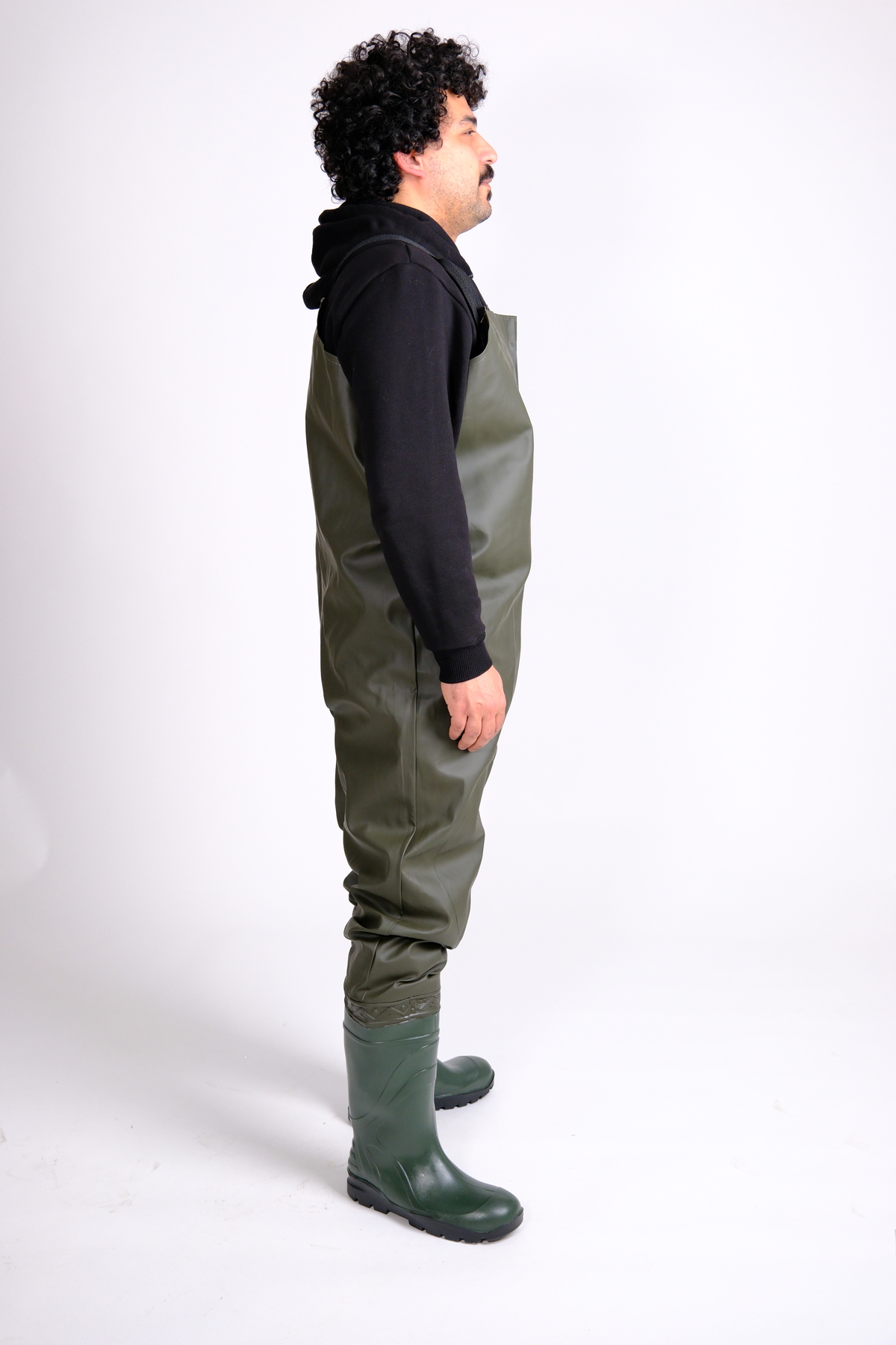 OUTDO  Göğüs Çizme Avcı Balıkçı Tulum Çizme Haki %100 Su Geçirmez Garantili - Görsel 2