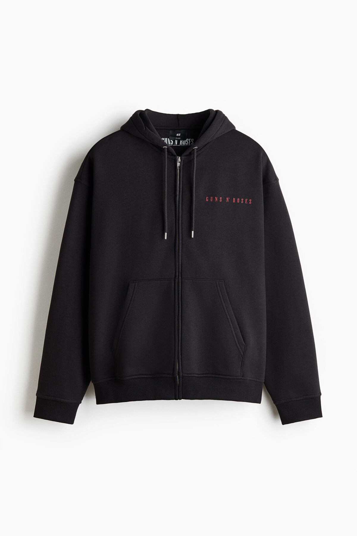 تاپ گشاد طرح‌دار کلاه‌دار زیپ‌دار اچ اند ام سویشرت H&M