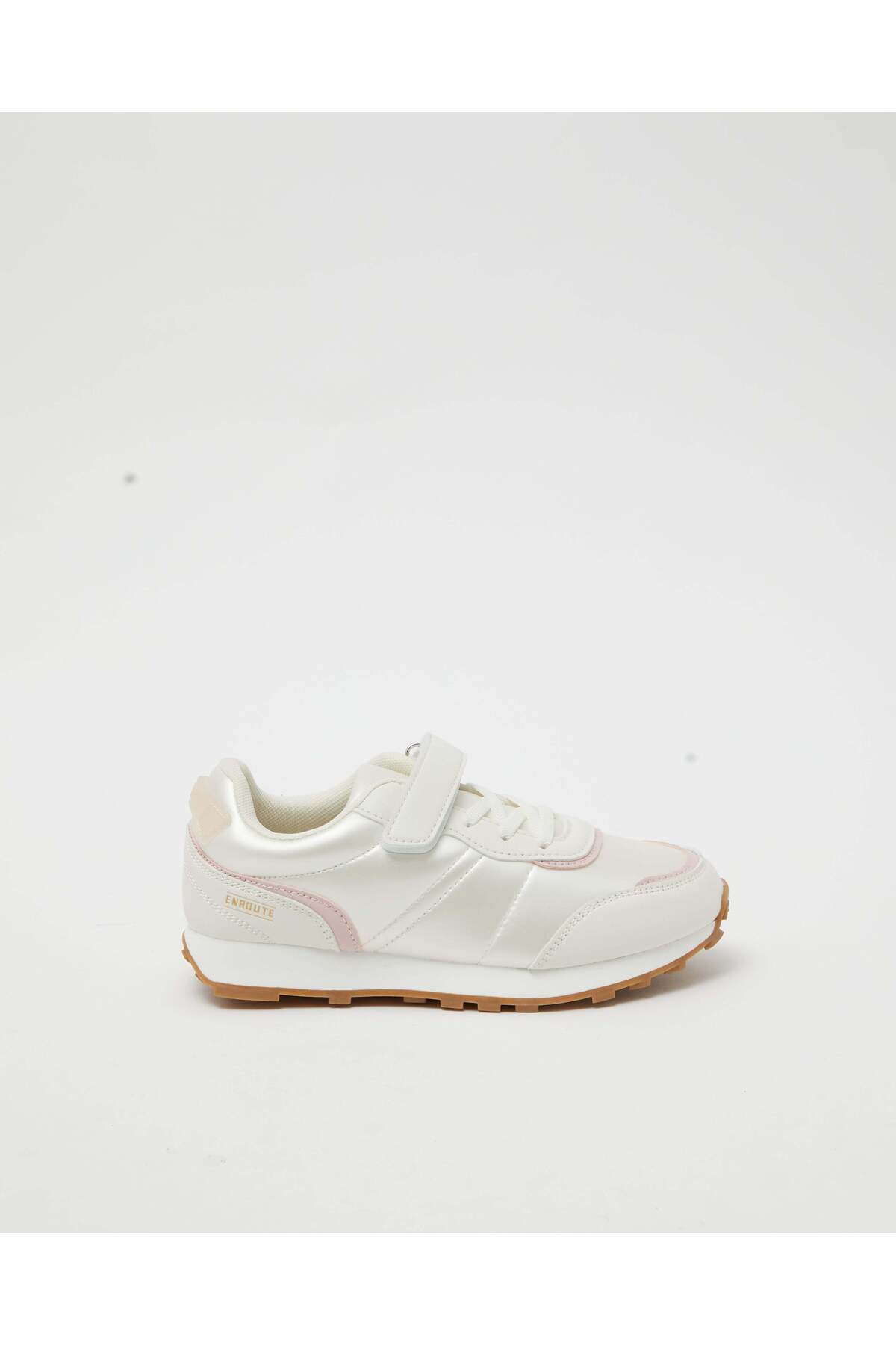 REDTAG Senior Girls White Material Block Slimrunner