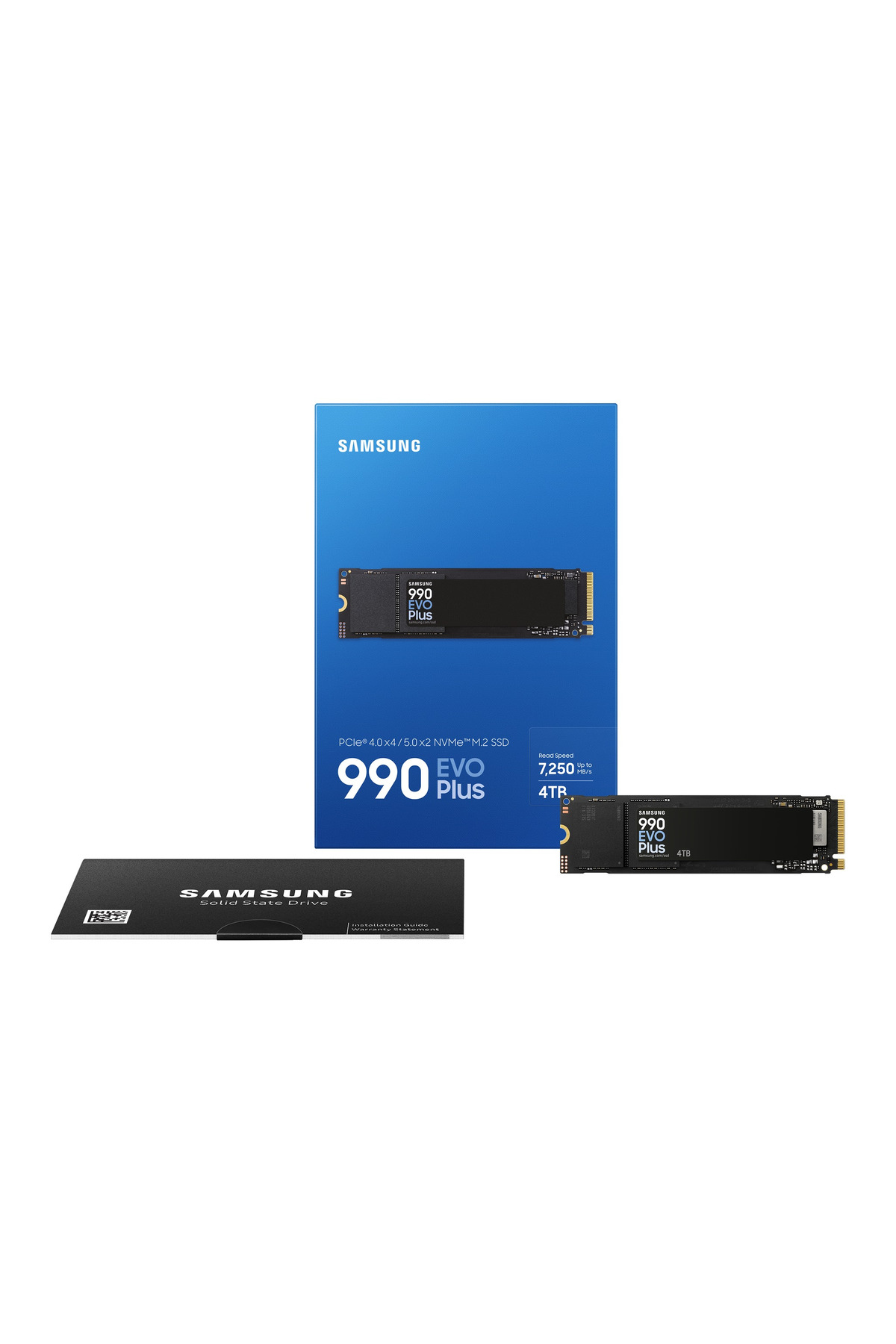Samsung 990 Evo Plus 4Tb Mz-V9S4T0Bw 7250Mb-6300Mbsn Pcie Gen 4.0