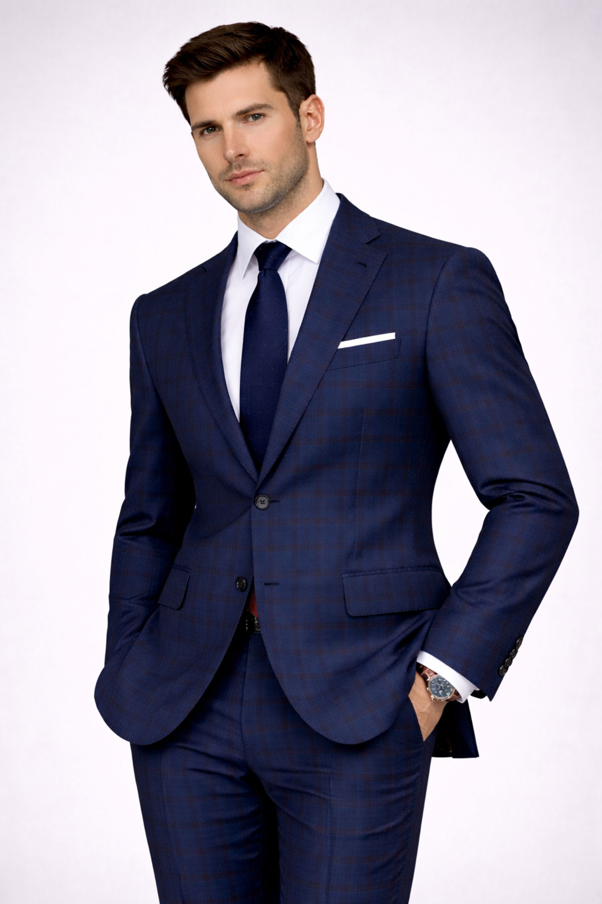 FABIO CASSEL Slim Fit Erkek Takım Elbise - Şık Modern Premium Tasarım görsel 3