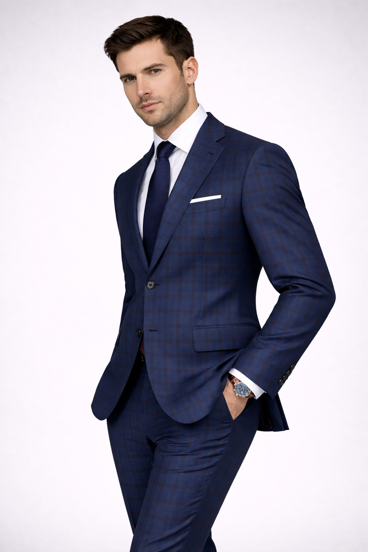 FABIO CASSEL Slim Fit Erkek Takım Elbise - Şık Modern Premium Tasarım