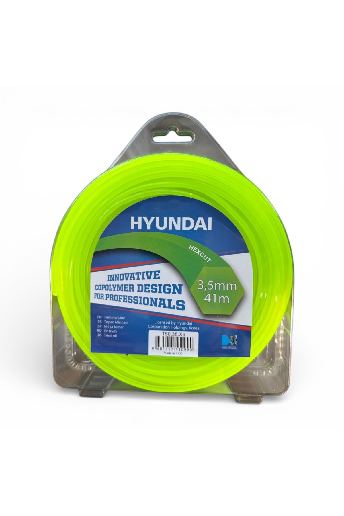 Hyundai HexCut Tırpan Misinası 3.5 mm 41 m – Altıgen Kopolimer