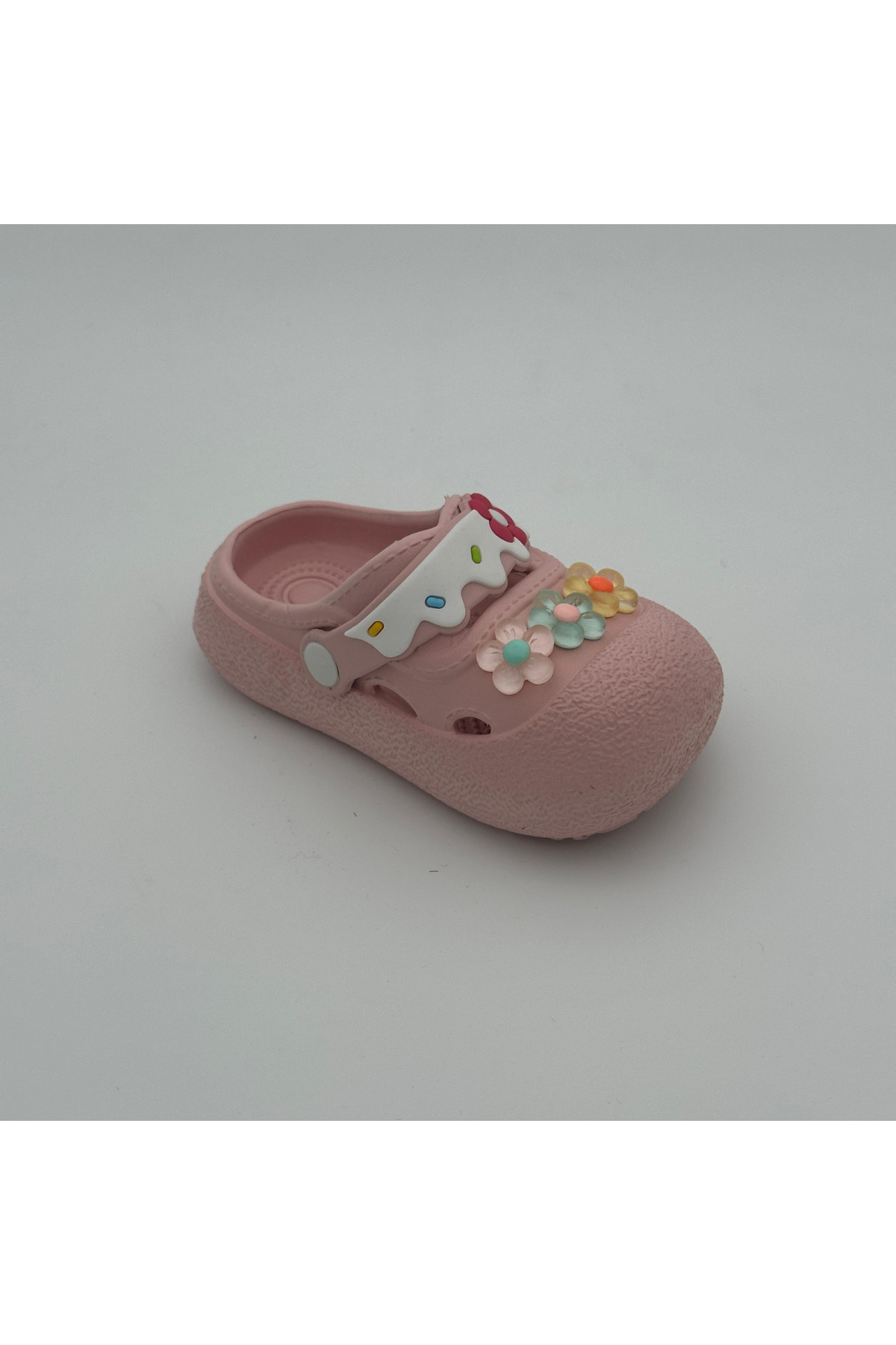 AYLASYA Calx Çiçek Detaylı Yumuşak Taban Çocuk Sandalet Terlik fotoğrafı 4 (önizleme)