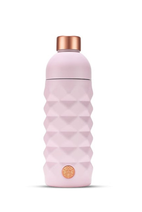 Starbucks Toz Pembe Çelik Su Şişesi - 473