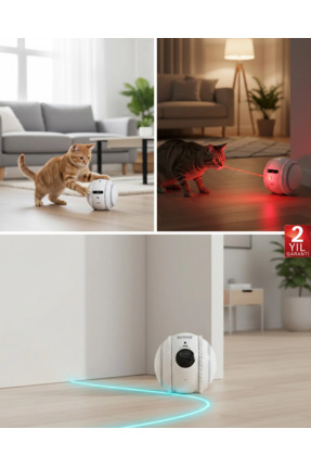 Energic Evcil Hayvan ve Bebek Takip Kamerası Otomatik Şarj ve Muhafız Modu