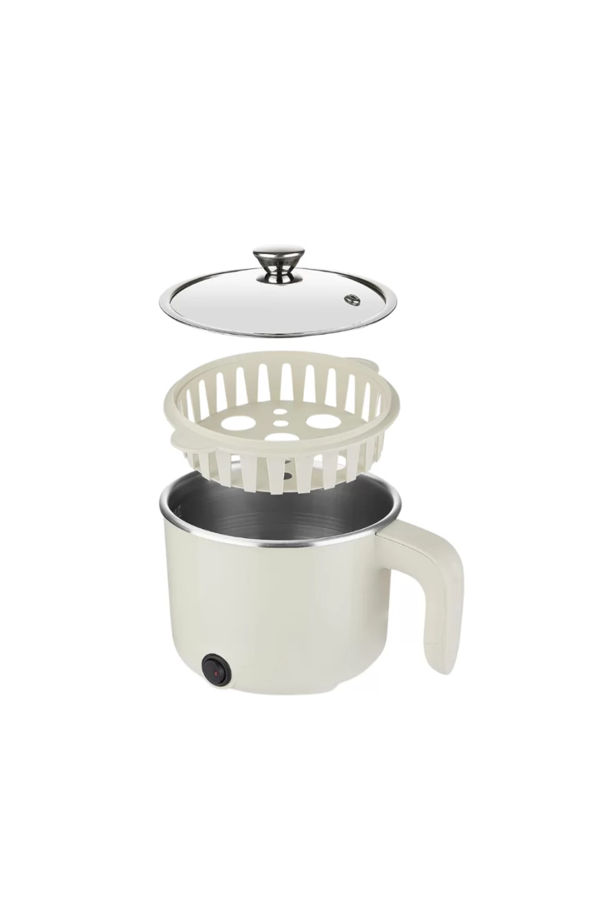 toyigoo Mini Elektrikli Yemek Pişirici 1 Litre Buharlı Pişirme Tepsili Mutfak Tenceresi TYGOO-RSHB3456 fotoğrafı 3 (önizleme)