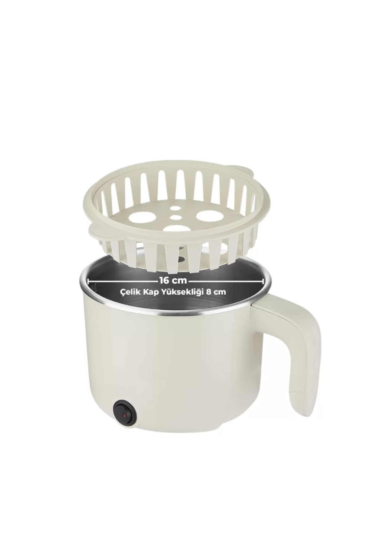 toyigoo Mini Elektrikli Yemek Pişirici 1 Litre Buharlı Pişirme Tepsili Mutfak Tenceresi TYGOO-RSHB3456 fotoğrafı 4 (önizleme)