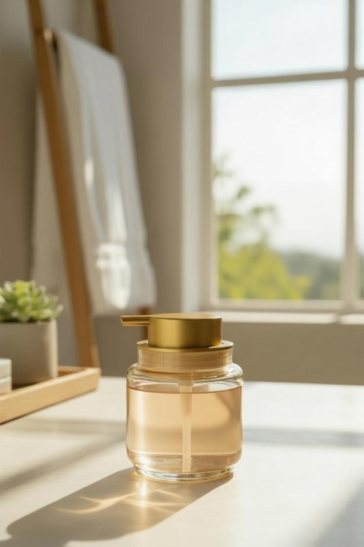 Sahhara 450 ML Sıvı Sabunluk – Cam Sabunluk Mutfak & Banyo