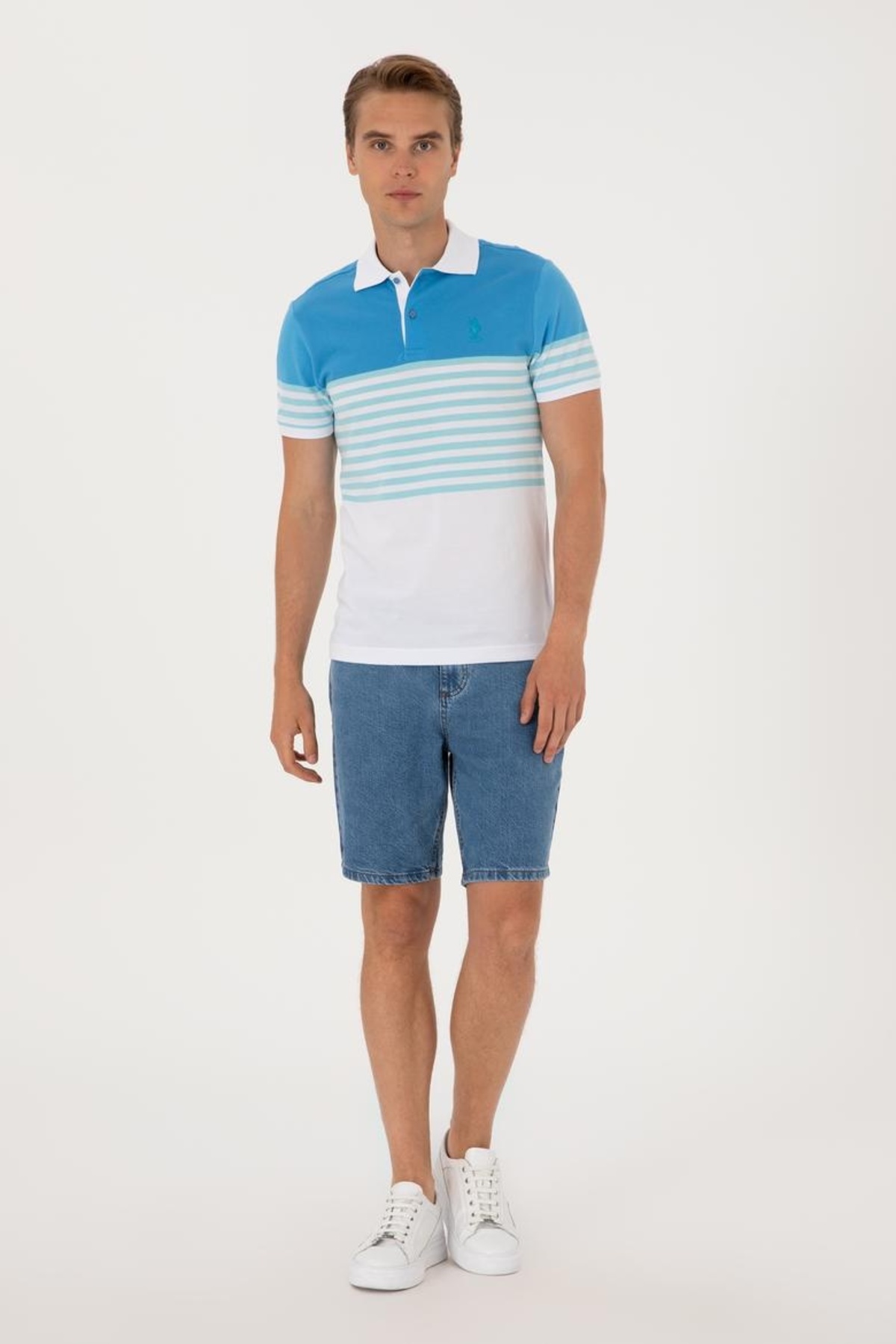 پولوشرت مردانه یقه پلو | یو اس پولو U.S. Polo Assn. 2105709 TR - تصویر 4
