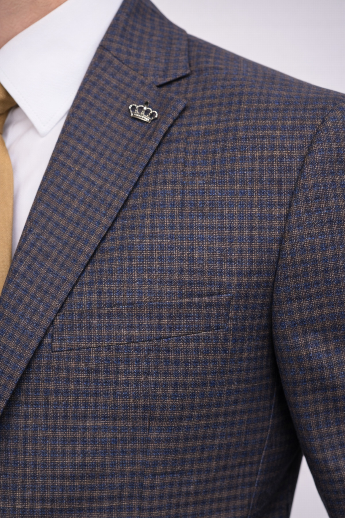 FRANKO CARDİNİ  FABIO CASSEL Slim Fit Erkek Takım Elbise - Şık Modern Premium Tasarım - Görsel 4