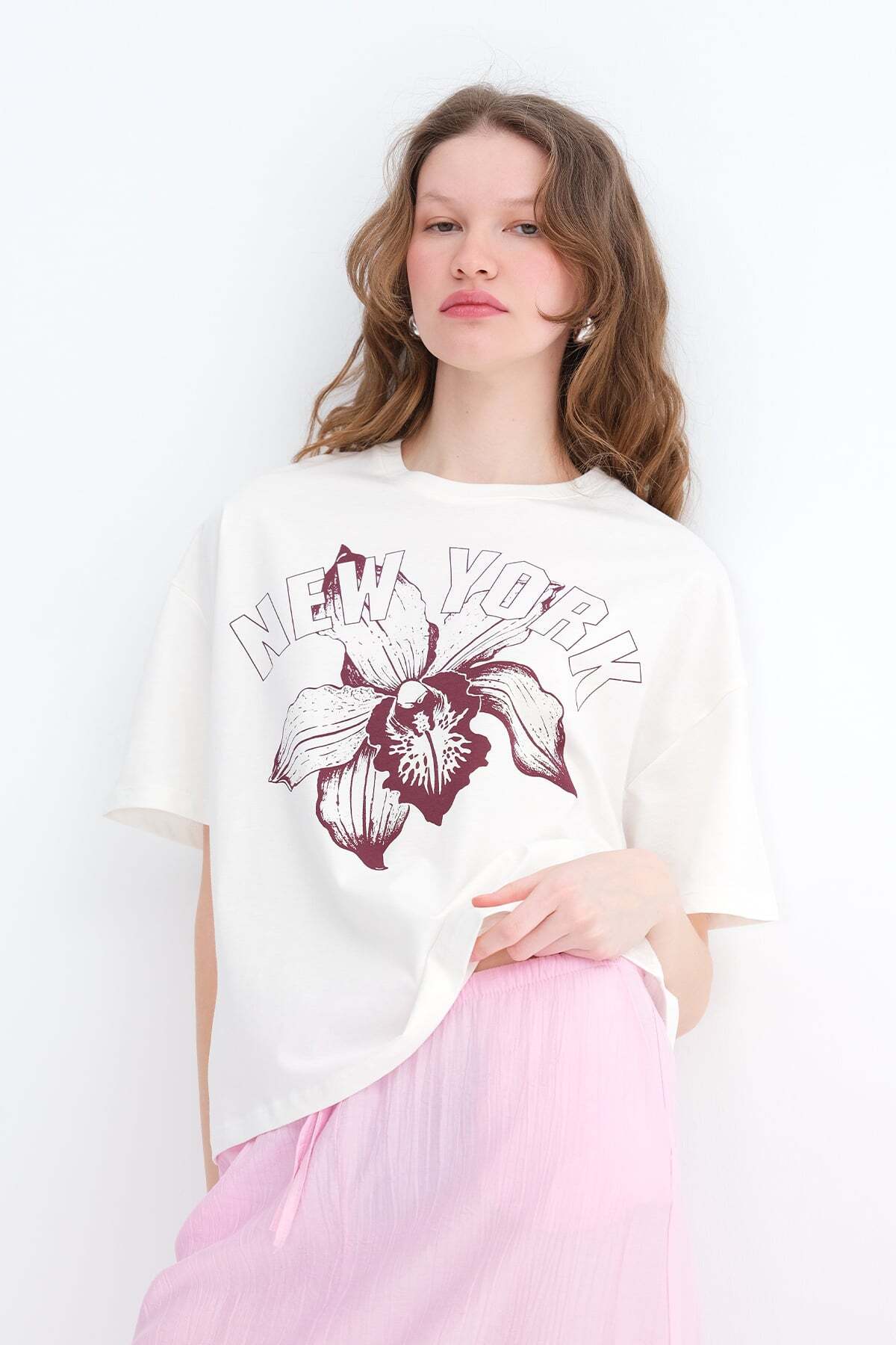Addax Çiçek Baskılı T-shirt P9015 - Fiyatı, Yorumları
