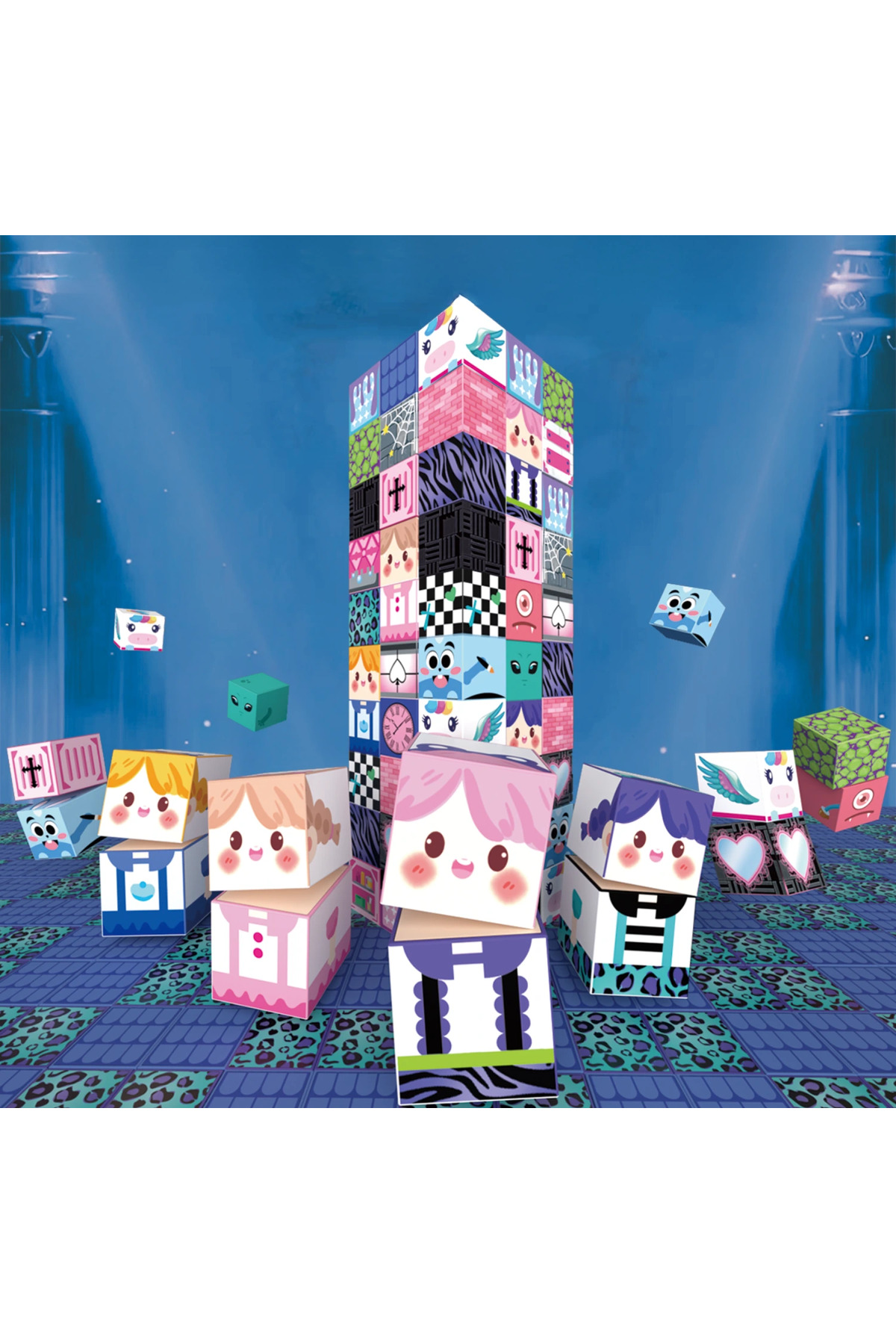 McBlok Minecraft Manyetik Küp Blok Yapı Taşı 100 Parça fotoğrafı 4 (önizleme)