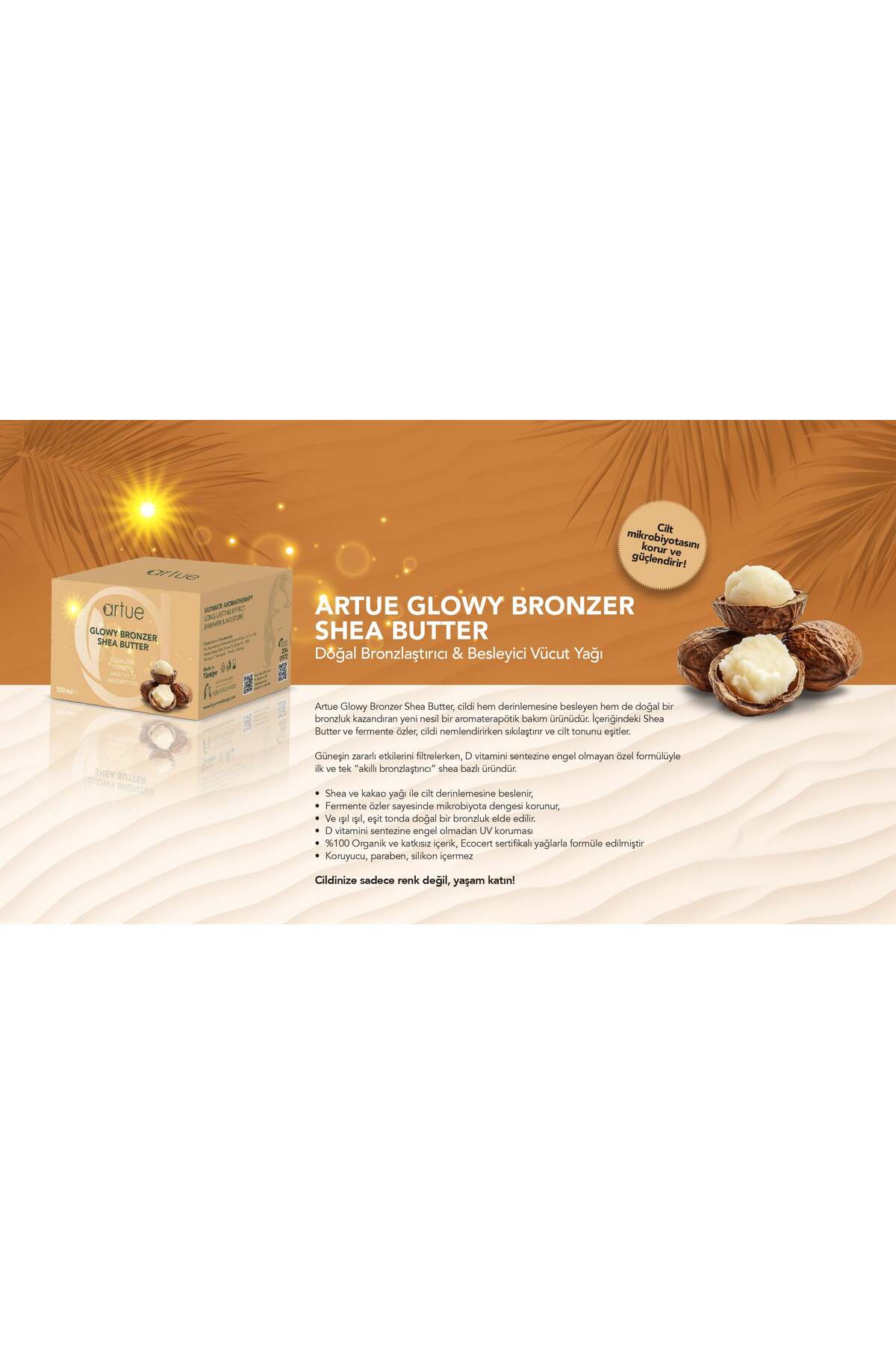 Glowy Bronzer Shea Butter (Çatlak Önleyici ) — 8682538640815 — تصویر 4 از 4