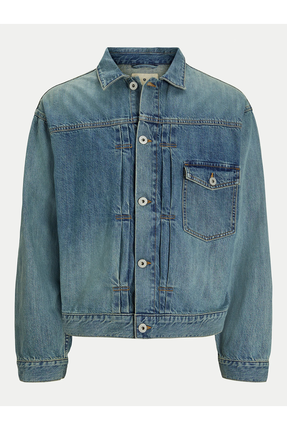 کاپشن جین مردانه جک اند جونز با جزئیات جیب‌دار جک اند جونز کت Jack & Jones