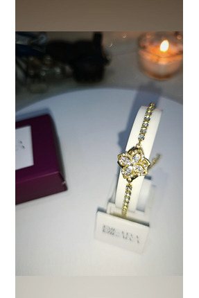 stainles steel Işıltılı Döner Lotus Çiçeği Çelik Bileklik