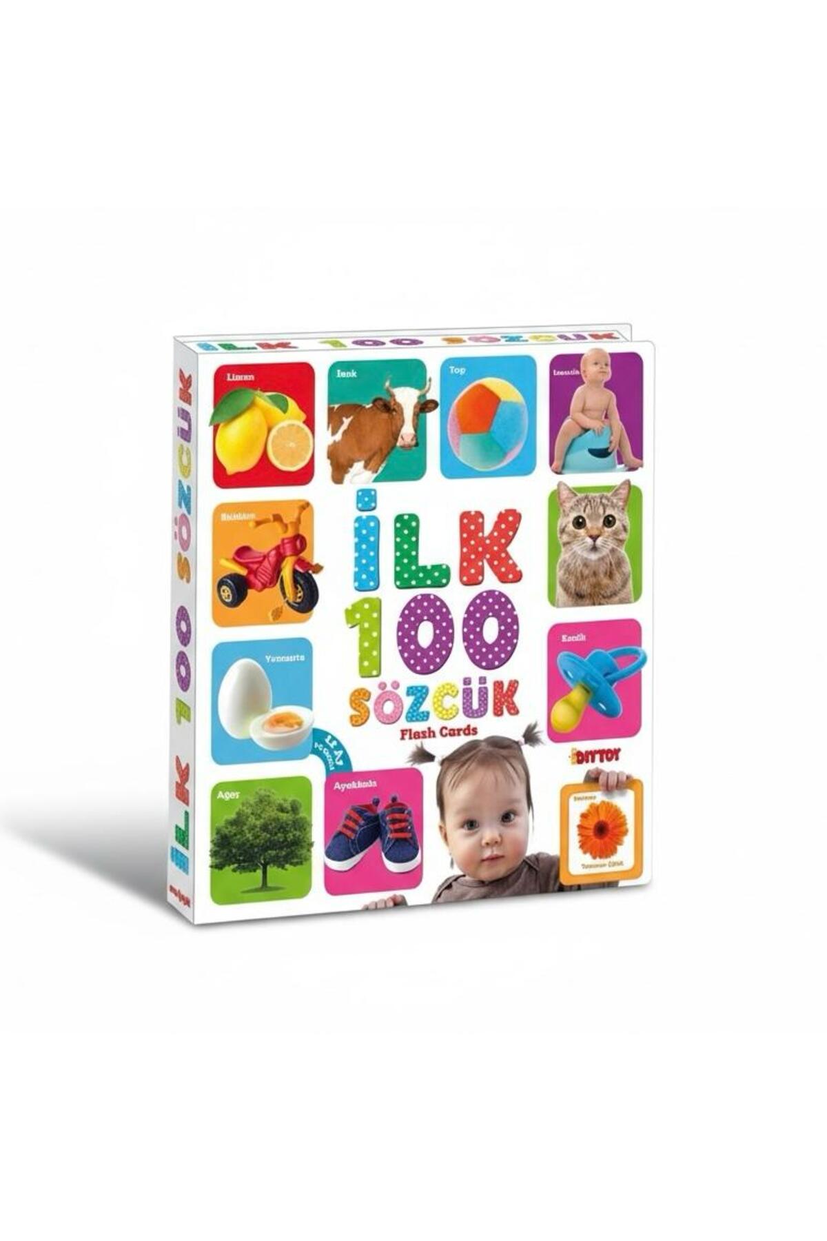 BuradaBuldun İlk 100 Sözcük Bebek Eğitici Kartları - Bebek Zeka Gelişim Flash Kart Seti fotoğrafı 3 (önizleme)