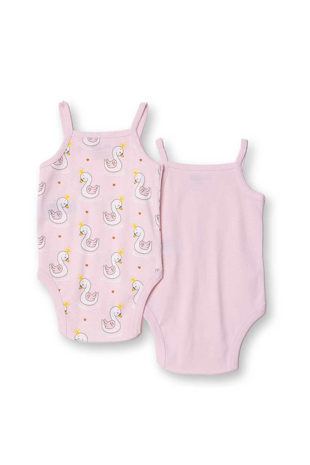 ebebek Hello Baby HelloBaby Kız Bebek 2li Body Bisiklet Yaka İp Askılı fotoğrafı 2 (önizleme)