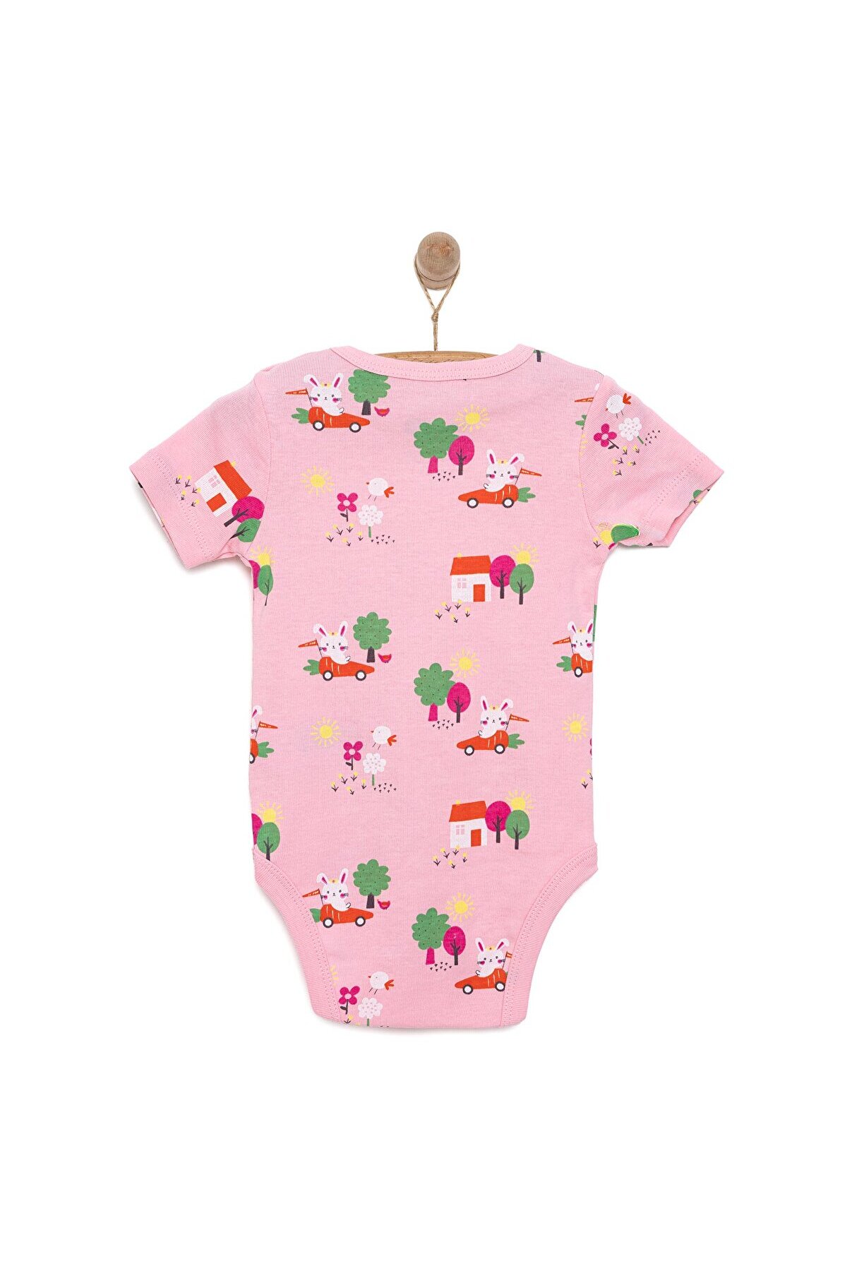 ebebek Hello Baby HelloBaby Kız Bebek Body Bisiklet Yaka Kısa Kol fotoğrafı 2 (önizleme)