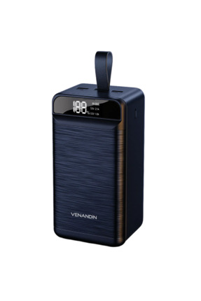 Venandin 80.000mAh Powerbank 22.5W Hızlı Şarj – Type-C Çift Yön PD/QC 3.0, Ak...