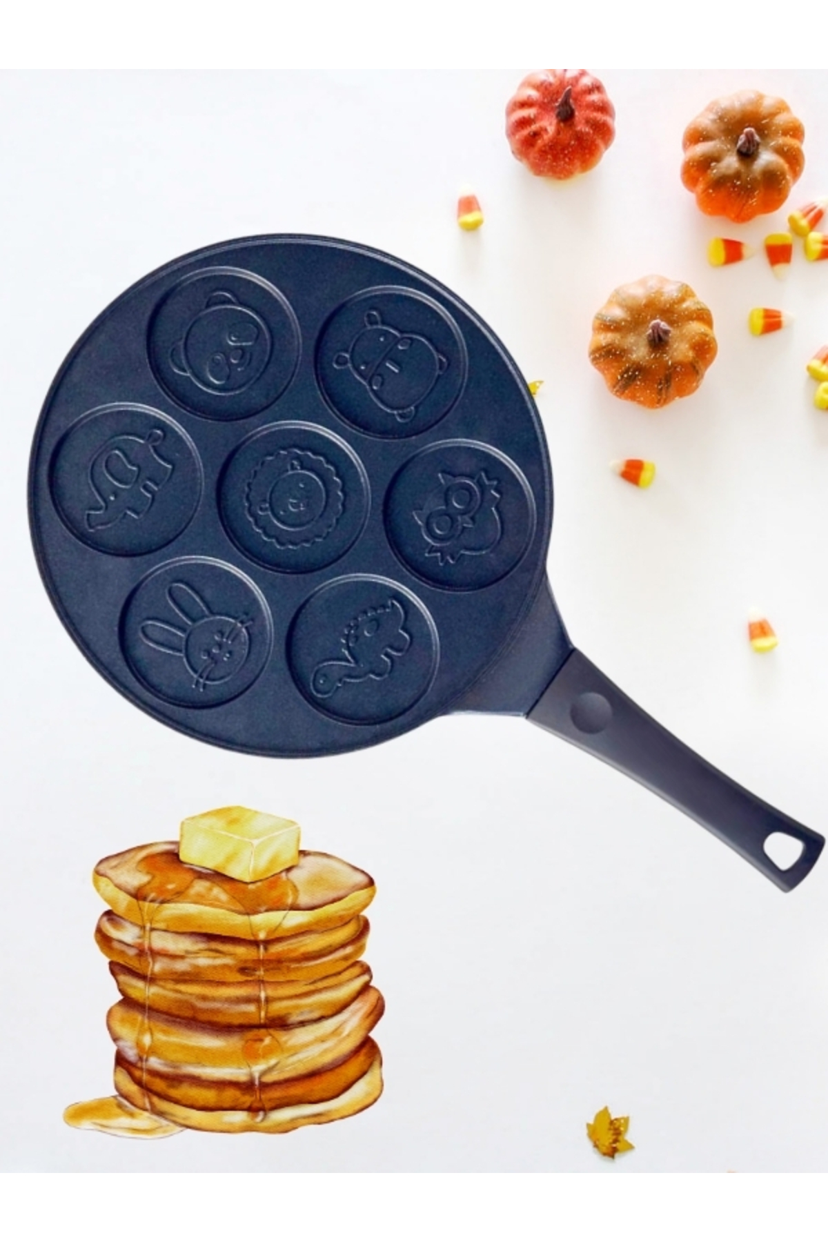 مقلاة بان زو من الجرانيت مقاس 28 سم، مقلاة بان كيك...