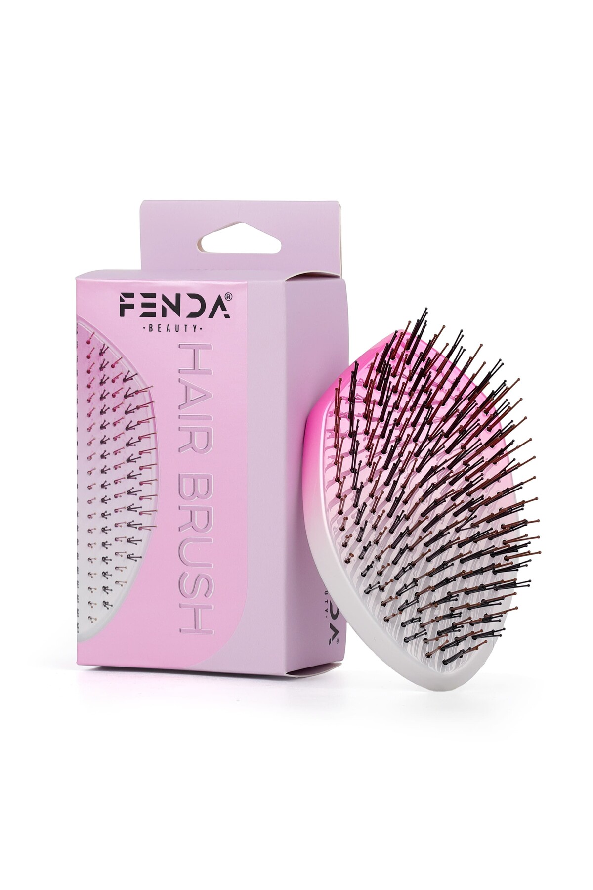 美品 FUJIKI フジキ センソユニコ t.b 立体プリーツ トップス 伸縮性 Fenda Profesyonel 4 Pinli Oval Pembe Saç Fırçası FNDFPRO00002PN