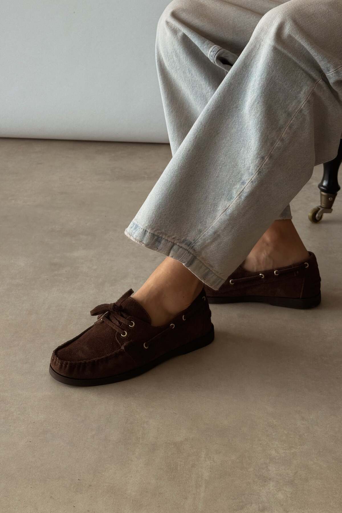 nope21shoess Marlow Kahverengi Hakiki Deri Loafer görsel 4