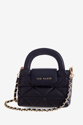 Ted Baker Siyah Kapitone Askılı Çapraz Çanta
