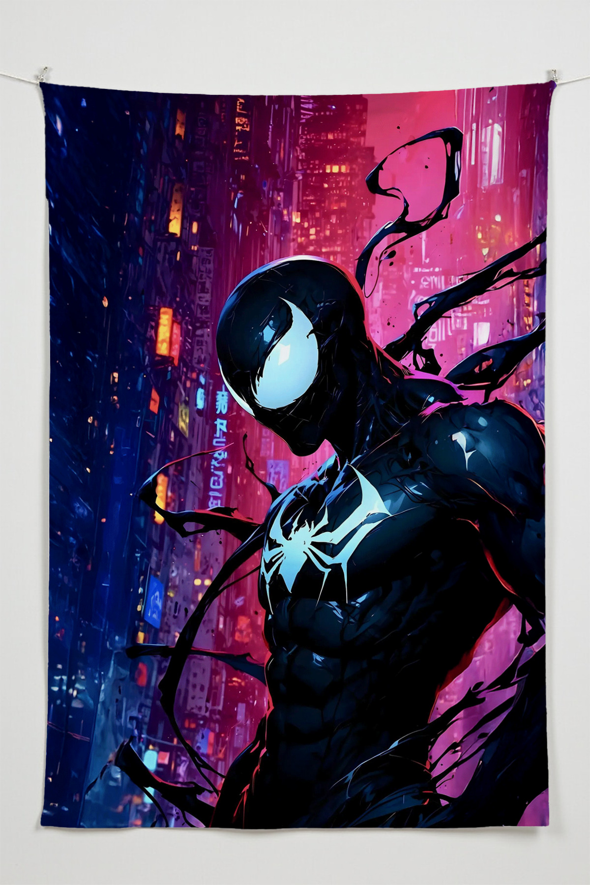 Spider-Man Themed Wallcovering โ Large Tapestry Tapestry Tapestry, Game Anime Movie Room Decor