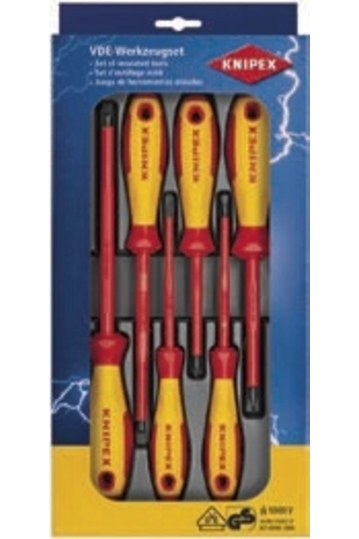 Knipex 00 20 12 V01 6'lı İzole Tornavida Seti VDE - Fiyatı, Yorumları