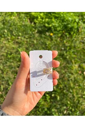 Bavella Design Earcuff Gold Kıkırdak Küpe